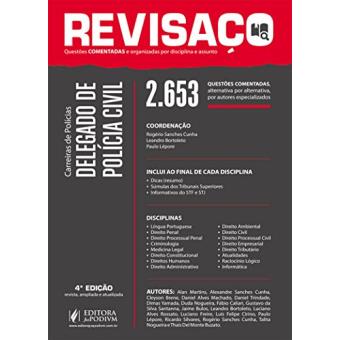 Delegado de Polícia Civil. 2.653 Questões Comentadas Alternativa por Alternativa - Coleção Revisaço - 1