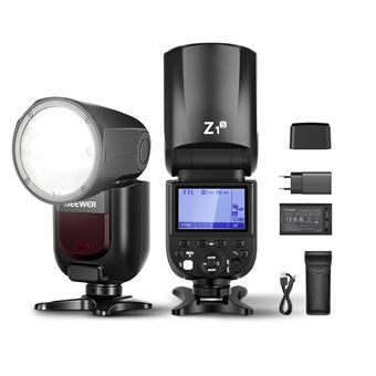 Flash Z1 Neewer com Cabeça Redonda | bateria TTL para Câmaras Sony - 1