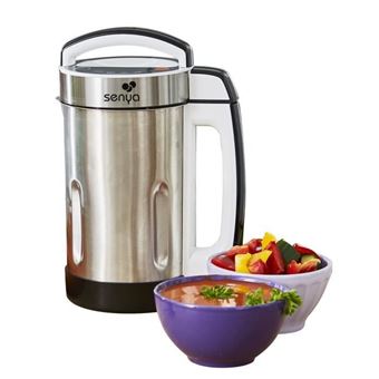 Liquidificador térmico SENYA Cook & Heat para Sopas e Smoothies | Aço Inoxidável | 1.6L | 1100W - 1