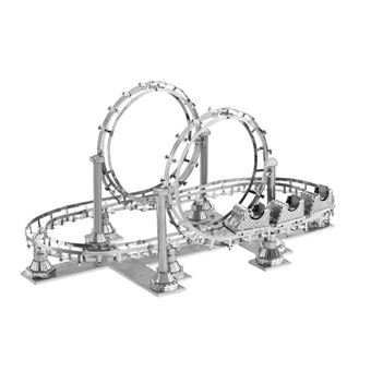 Puzzle Metal HSMY 3D DIY F31104 - roller coaster - 1