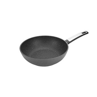 Wok Tescoma i-PREMIUM Stone | Diâmetro 28 cm - Preto - 1
