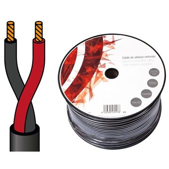 Bobine de Cabo para Coluna Som Profissional NIMO | CCA 2x 2.5mm | 100 metros - 1