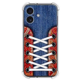 Capa Tumundosmartphone de Silicone à Prova de Choque para iPhone 17 (6.3) | Design de tênis 11 desenhos - 1