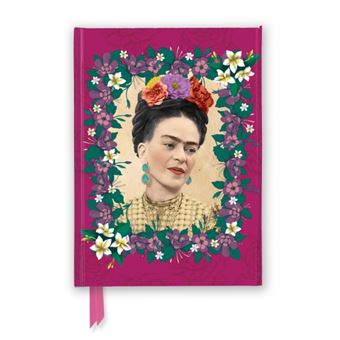 Frida Kahlo Dark Pink Foiled Journal By Flame Tree Publishing - 1