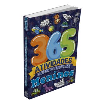 365 Atividades e Desenhos para Colorir - Meninos - 1