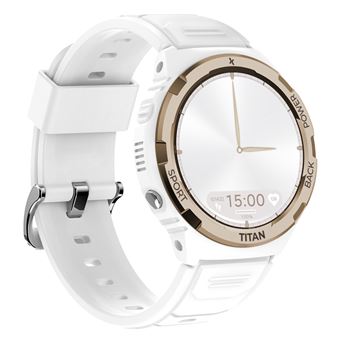 Smartwatch Maxcom FW100 | IP69 | 5ATM | Gorilla Glass 3 | Titan Valkiria | Branco - 1
