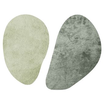 Tapete de Vinil VINILIKO | Conjunto de 2 Peças | 174x216 cm | PVC Antiderrapante | Vinílico | Lavável | Estilo Moderno - 1