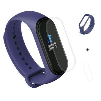 Pulseira Magunivers para Xiaomi Mi Band 4/3 de TPU + Silicone Cobertura Completa Macia Ajustável Suave Azul Escuro - 1