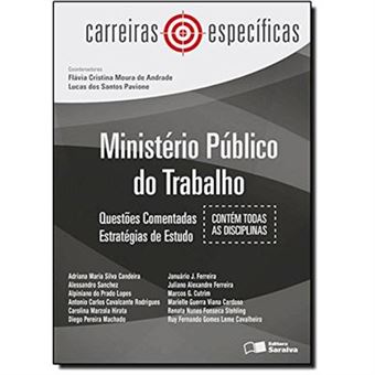 Ministério Publico Do Trabalho. Questões Comentadas. Estratégias De Estudo - Coleção Carreiras Específicas - 1
