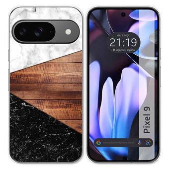 Capa de Silicone TUMUNDOSMARTPHONE para Google Pixel 9 5G | desenhos Marble 11 - 1