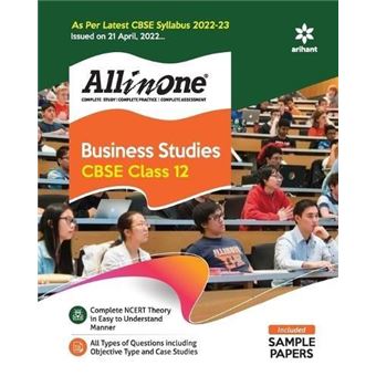 Cbse All In One Business Studies Class 12 202223 As Per Latest Cbse Syllabus Issued On 21 April 2022 - 1
