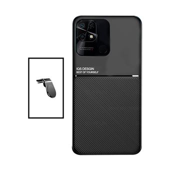 Kit Phonecare Capa Magnetic Lux + Suporte Magnético L Safe Driving para Xiaomi Redmi 10 Power - Preto - 1