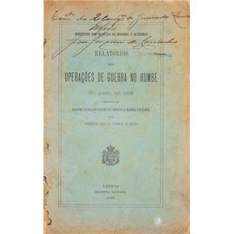 Relatorios das operações de guerra no humbe. - 1