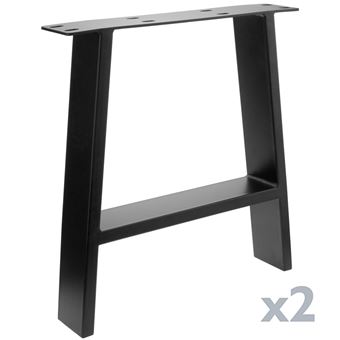 Conjunto de 2 Pés PrimeMatik para Mesa e Bancada em Aço 400 x 80 x 430mm Retangular - 1