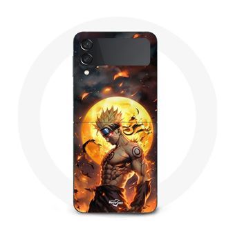 Capa Maniacase para Samsung Galaxy Z Flip4 Naruto 3D Lua Escura - 1