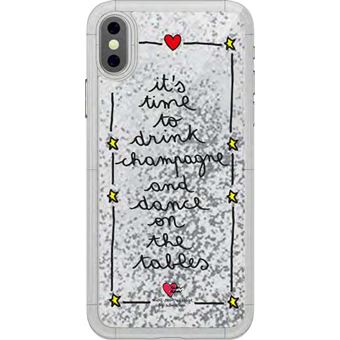 Capa Silvia Tosi Liquid Case iPhone XR  Champanhe - 1