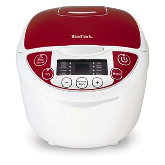 Panela Elétrica Multiúsos Tefal RK7051 | Vermelho, Branco - 1