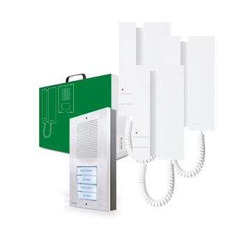 Kit de Áudio Extra-Mini de 5 Fios Comelit – KAE5063 para Três Famílias - 1