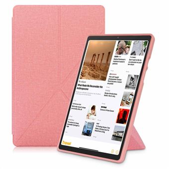 Capa Magunivers PU com suporte de origami com ímã forte rosa para Samsung Galaxy Tab A7 10.4 (2020) T500 - 1