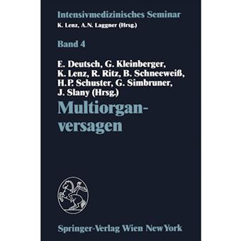 Multiorganversagen - (10. Wiener Intensivmedizinische Tage, 21. 22. Februar 1992) - Paperback / softback - 0 - 1