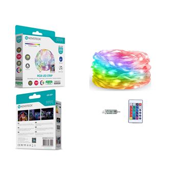 Fita LED Strip Novoteck LED-029 | 10M | 5V | 5W | 1000LED | Bt App Ip65 - 1