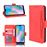 Capa Magunivers PU com Suporte e Vários Titulares de Cartão Vermelho para Huawei P20 Pro_0
