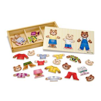 Puzzle Melissa & Doug Bear Family Dress-Up - 1