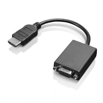 Adaptador de Cabo de Vídeo Lenovo HDMI / VGA | Preto - 1