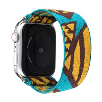 Bracelete de Nylon HSMY Elástico para Apple Watch Series 6/ SE/ 5/ 4 | 40 mm - Multicolor27 -Tamanho S - 1