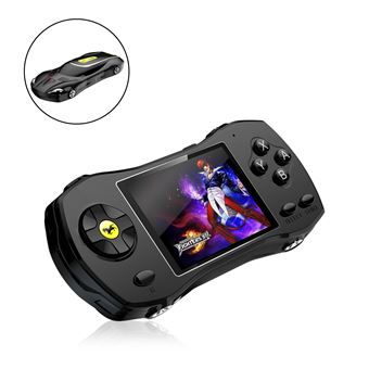 Consola de Videogame DAM F1 em Forma de Carro | Tela de 2,8'' | 620 Jogos de 8 Bits Incluídos - Preto - 1