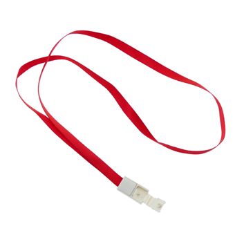Fita PrimeMatik para Pendurar Cartão ao Pescoço Vermelho - 1