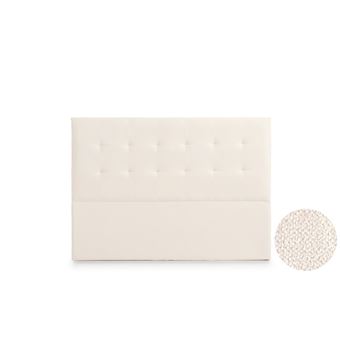 Cabeceira Estofada Moonia Atenea Aqualine | 160 X 120 X 8 cm | Bege - 1