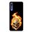 Capa Hapdey para Huawei P20 Pro - P20 Plus Design Caveira em Chamas em Silicone Flexível e TPU_0