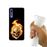 Capa Hapdey para Huawei P20 Pro - P20 Plus Design Caveira em Chamas em Silicone Flexível e TPU_3