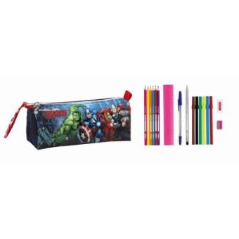 Estojo 17 Peças Avengers Assemble