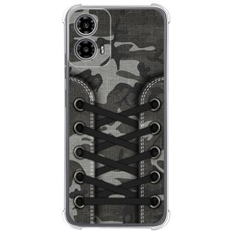 Capa de silicone TUMUNDOSMARTPHONE para Motorola Moto G34 5G anti-choque | desenhos Tênis 15 - 1