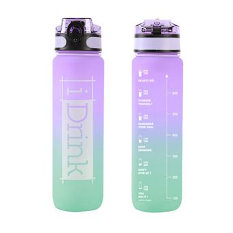 Garrafa Em Tritan I Drink | 1000  ml | Lilás/Verde - 1