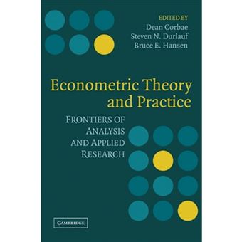 Econometric Theory and Practice - Frontiers of Analysis and Applied Research - Paperback - 2010 - 1