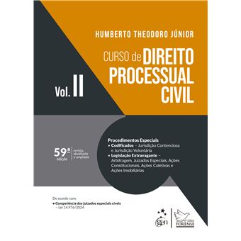 Curso De Direito Processual Civil Vol.2 - 59A Edição 2025 - 1