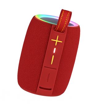 Coluna Wireless Portátil com Luz LED 8W Sanda SK-17 | Vermelho - 1