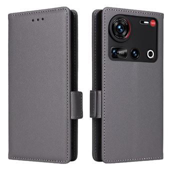 Capa FOXDOCK para Nubia Z70 Ultra | Prova de Choque | Magnética| TPU | Suporte para Cartão | Cinza - 1