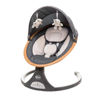 Espreguiçadeira 4Baby ROCK'N RELAX Grey - 1