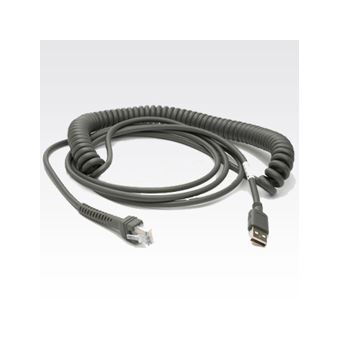 Acessório de Leitura de Código de Barras Zebra Motorola CBA-U12-C09ZAR | Cinzento - 1