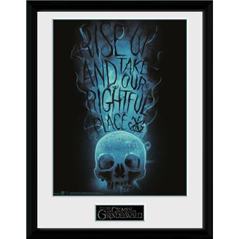 Poster emoldurado GB Posters Monstros Fantásticos: Os Crimes de Grindelwald Rise Up 30x40cm - 1