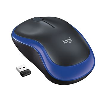 Rato Wireless Logitech M185 | 1000 DPI | Azul - 1