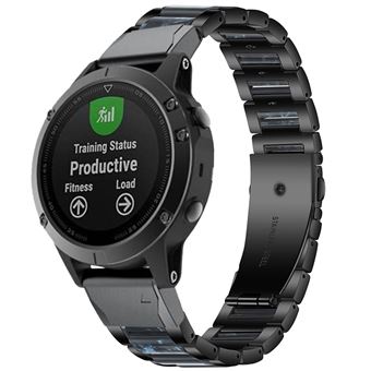 Bracelete Antiimpacto aço com resina ajustável Safira para Garmin Forerunner 955 Solar - 1