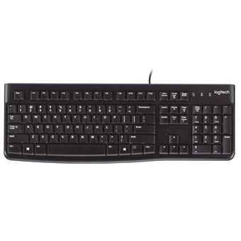 Teclado com Fios Logitech Keyboard K120 for Business | Idioma: Espanhol | Preto - 1