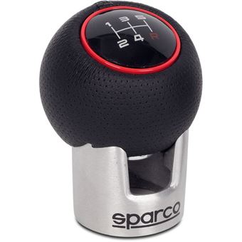 Manete Mudanças Sparco Corsa Lazio - Preto/ Vermelho - 1