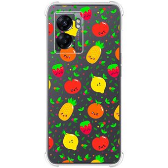 Capa Tumundosmartphone de silicone anti-choque para Oppo A77 5G fruta design 01 desenhos - 1