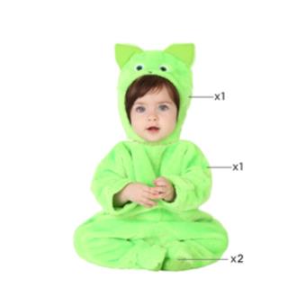 Disfarce Atosa Verde Kiokids, T. 12-24 Meses